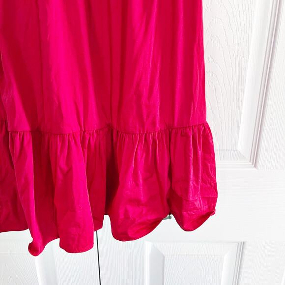 Alice + Olivia Ann Red Ruffled Mini Dress - Picture 4 of 8